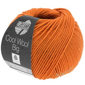 Lana Grossa COOL WOOL Big  Uni/Melange | 0970-arancione rosso