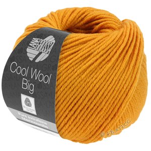 Lana Grossa COOL WOOL Big  Uni/Melange | 0974-arancio giallo