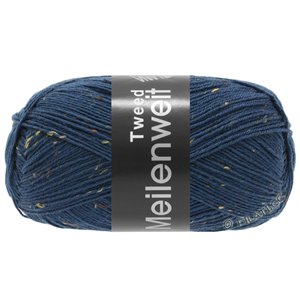 Lana Grossa MEILENWEIT 100g Tweed | 128-blu ottanio scuro