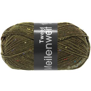 Lana Grossa MEILENWEIT 100g Tweed | 168-verde loden